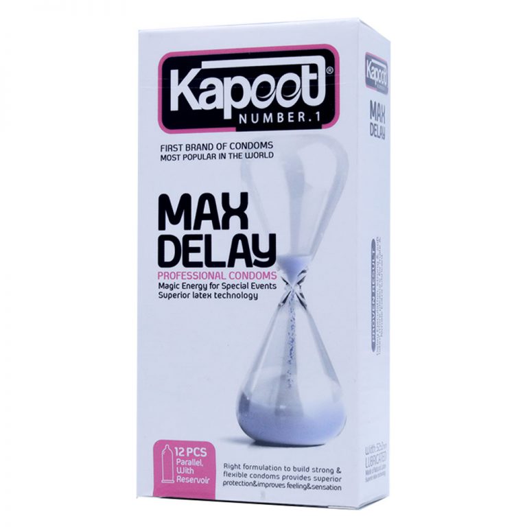 کاندوم تاخیری کاپوت مدل Max Delay بسته 12 عددی