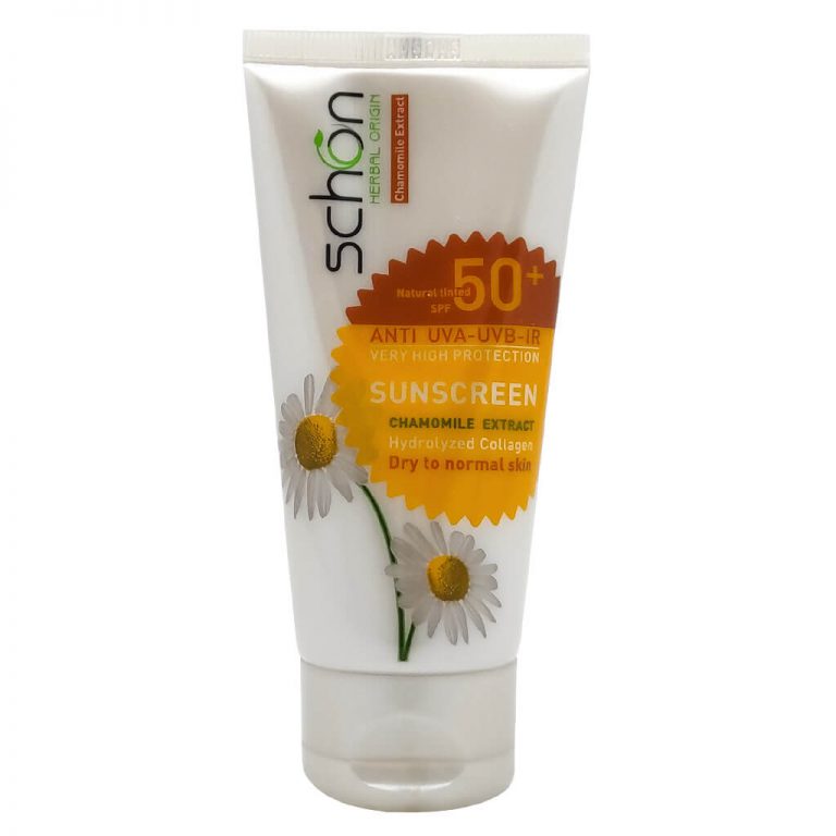 کرم ضد آفتاب رنگی بژ طبیعی SPF50 شون مناسب پوست خشک حجم 50 میل