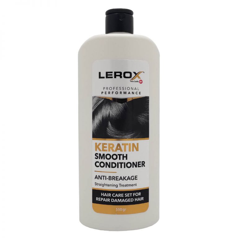 کرم نرم کننده موی سر کراتین مناسب موی شکننده وآسیب دیده لروکس (سفید) 550 گرم KERATIN