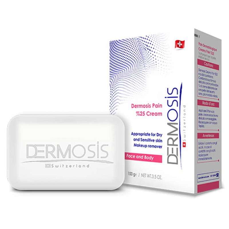 پن کرمی dermosis pain 25% برند درموسیس مناسب پوست خشک 100 گرم