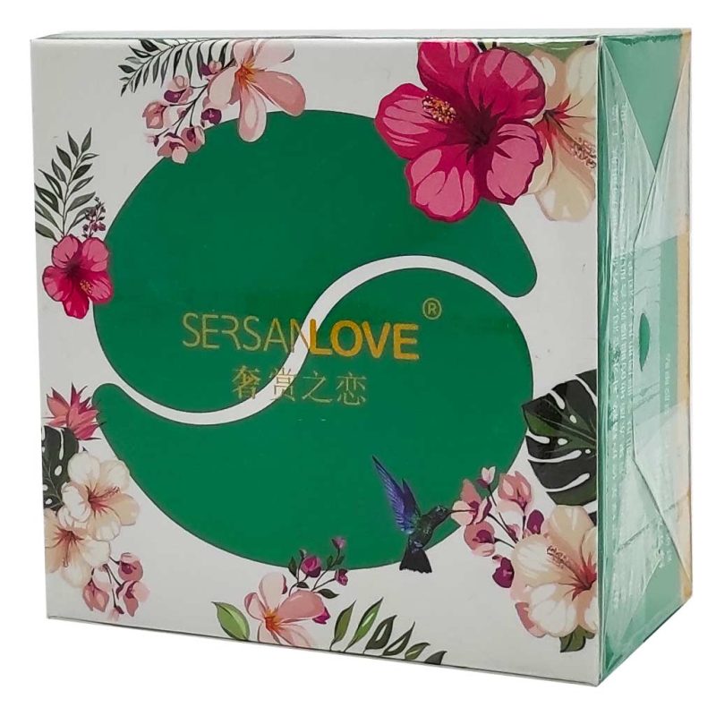 ماسک زیر چشم sersan love حاوی چای سبز بسته 60 عددی