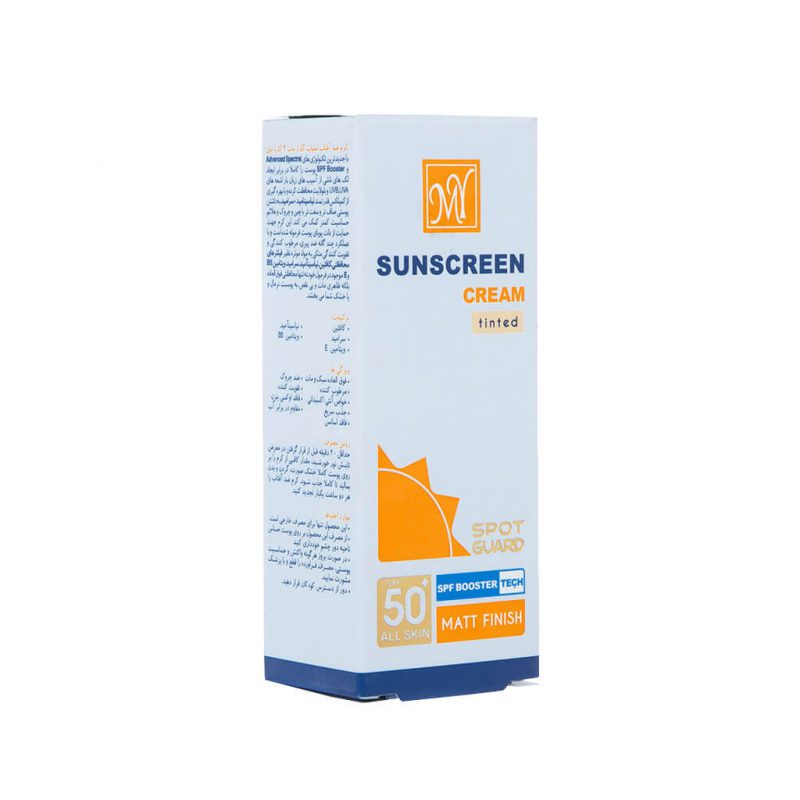 کرم ضد آفتاب رنگی SPF50 مای مدل اسپات گارد