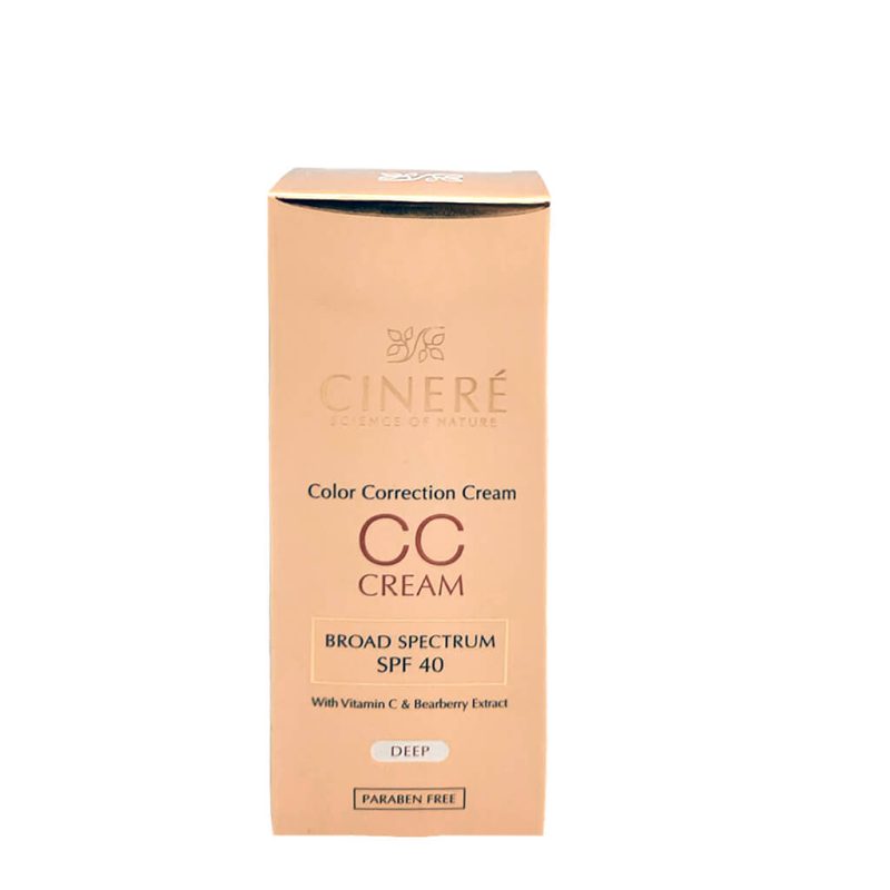سی سی کرم رنگ تیره سینره SPF40