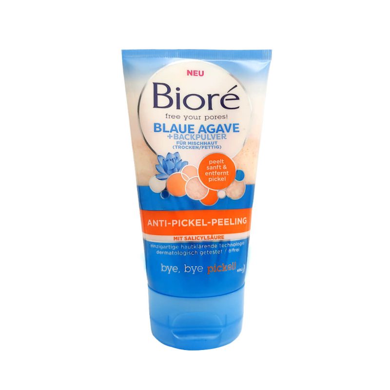 اسکراب لایه بردار بیوره BIORÉ انواع پوست Blue Agave حجم 125 میل