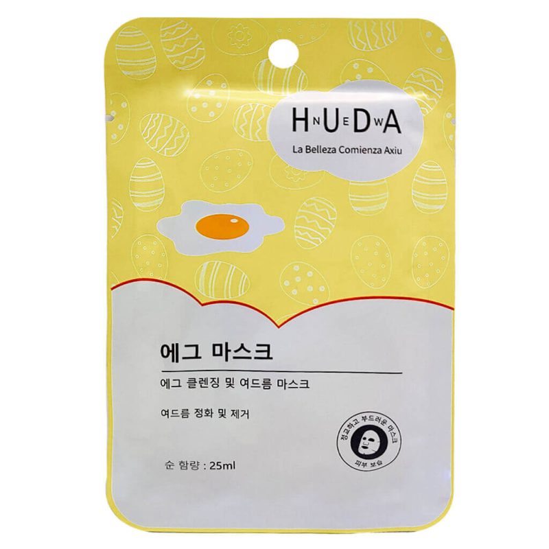 ماسک ورقه ای صورت HUDA حاوی تخم مرغ 25 میل