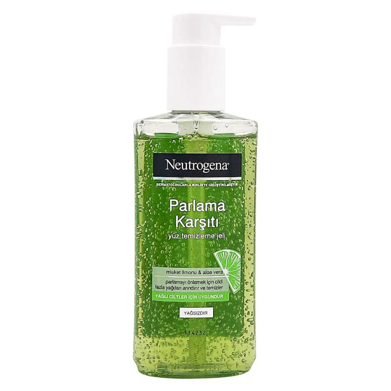 ژل شستشوی صورت لیمو و آلوئه ورا Neutrogena  حجم 200 میل