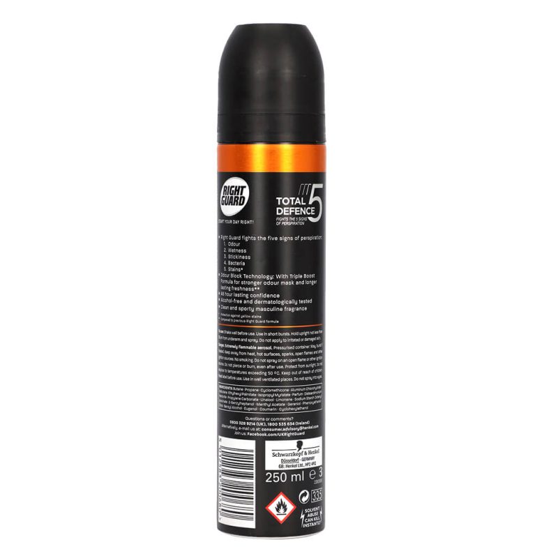 اسپری خوشبوکننده بدن مردانه Right Guard مدل Sport حجم 250 میل - Image 2
