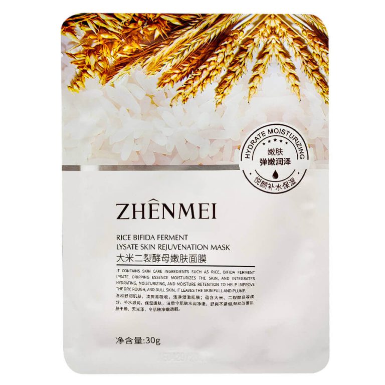 ماسک ورقه ای صورت ZHENMEI حاوی پروتئین برنج وزن 30 گرم
