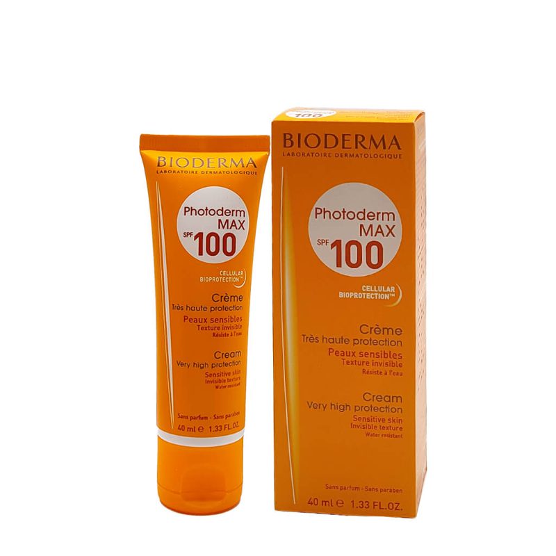 کرم ضد آفتاب بی رنگی SPF100 بایودرما مدل فتودرم مکس