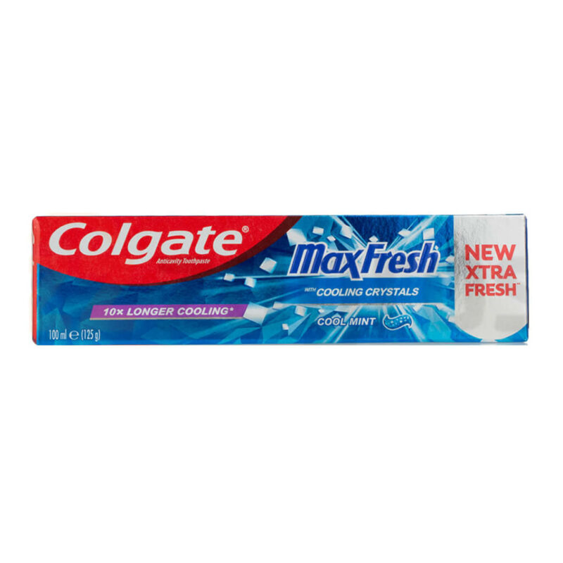 خمیر دندان کلگیت colgate سری max fresh مدل cool mint حجم 100 میل