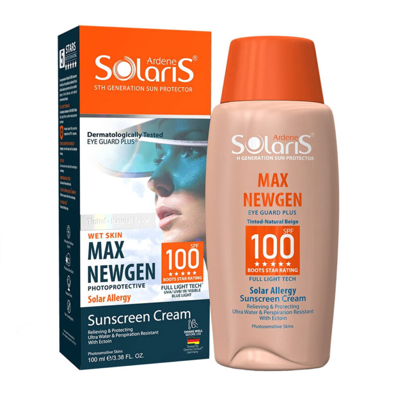 ضدآفتاب کرم پودری مکس نیوژن +SPF 100 آردن سولاریس حجم 100 میلی لیتر