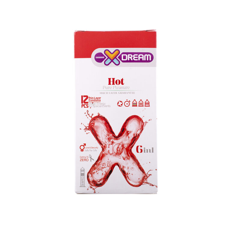 کاندوم Xdream ایکس دریم Hot بسته 12 عددی