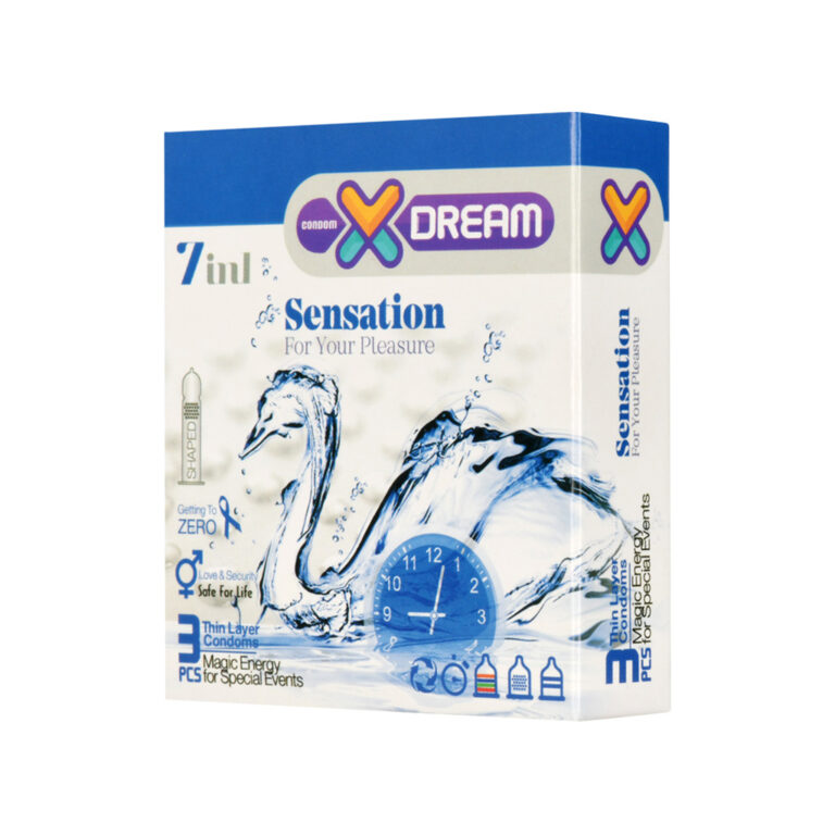 کاندوم Xdream ایکس دریم Sensation بسته 3 عددی
